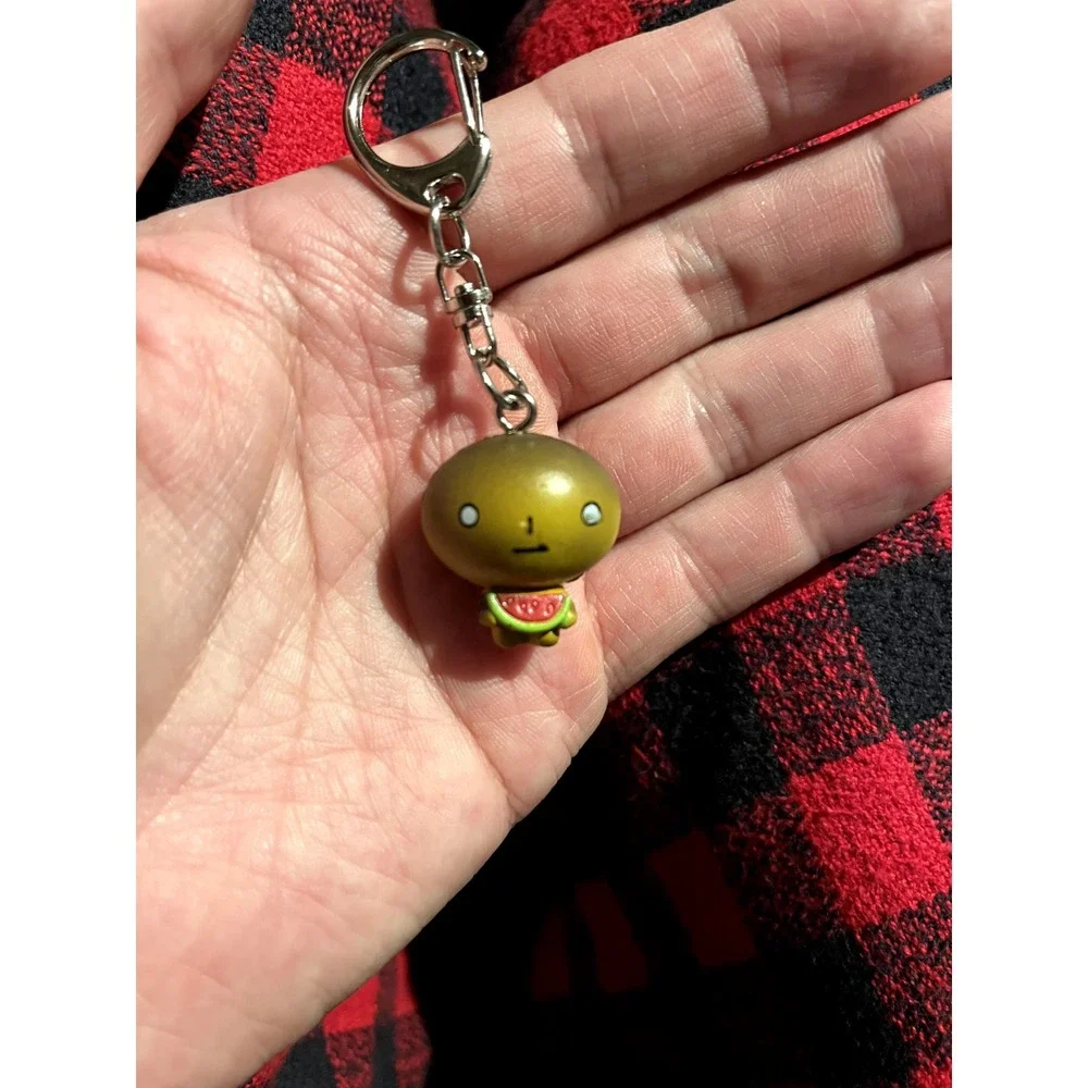 San-X Green Camel Koge-pan Burnt Bread Watermelon Charm Keychain